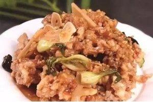 肉丁馒头沙琪玛