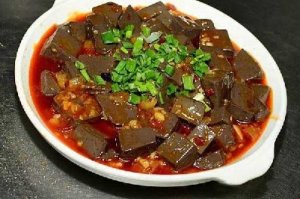红烧羊血