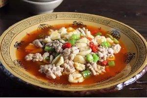 面块煮鸡肾