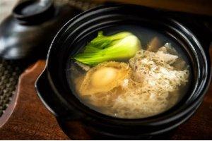咸柠檬水鸭汤灼鲜鲍