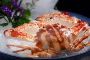 潮州打冷代表食物冻红蟹，地道潮汕渔家菜