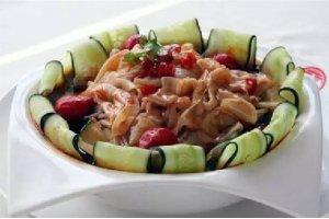 豆花冒鹅肠