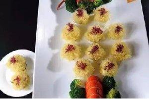 紫薯虾球