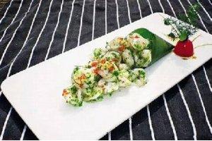 葱香虾球