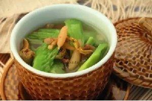 枫斗苦瓜鲜蚌汤的做法