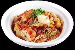 五花肉炒白菜