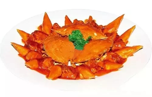 【创新菜】地瓜香芋辣酱蟹