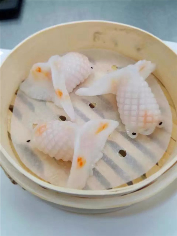 【创意中点】珊瑚蚌金鱼饺