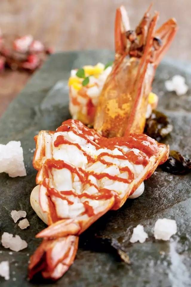 【西餐】陈年普洱焗大虾