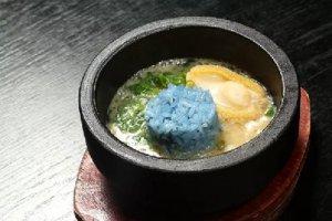 鲍鱼石锅土鸡蛋配米饭的做法