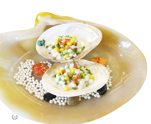 【意境菜】蟹黄珍珠鱼元