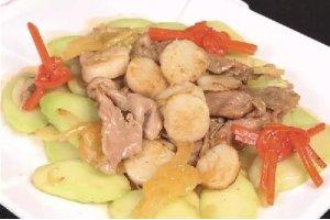 带子芥兰炒羊肉