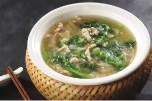 开胃苔菜滑肉片