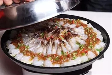 【快手菜】锅蒸虾