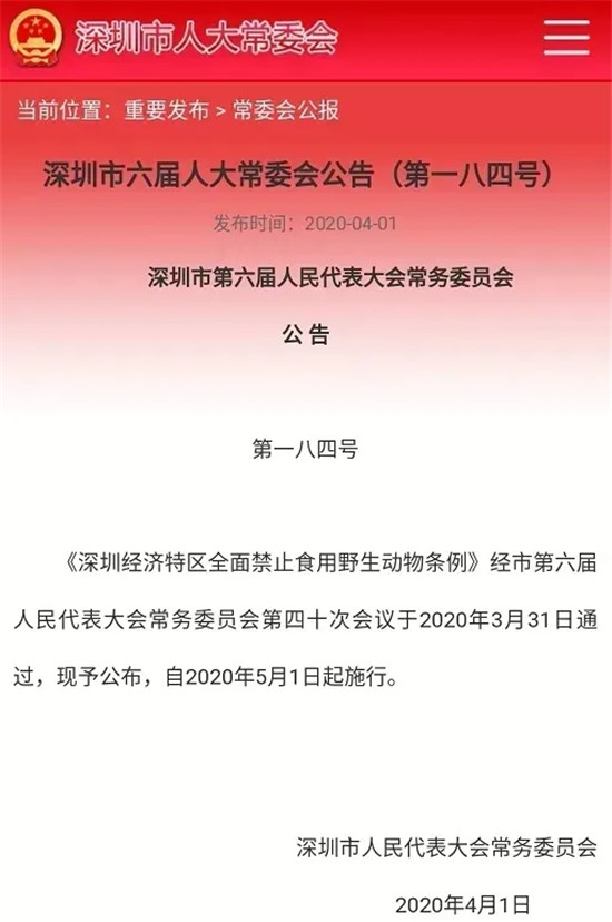 最强“禁野令”！深圳成首个立法“禁食猫狗”的城市!