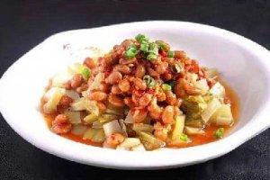 水豆豉拌酸菜的做法