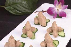鸭肝花生