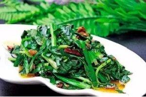 薄荷炒韭菜