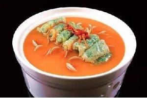 虾汤荠菜包的做法