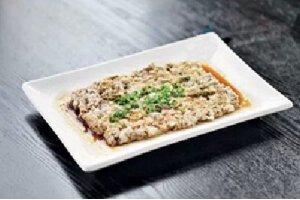 沙松尖蒸肉饼