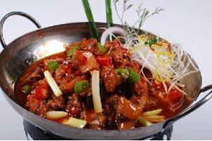 沙姜汁葱仔兔肉