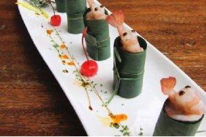 鲜虾粽香卷的做法