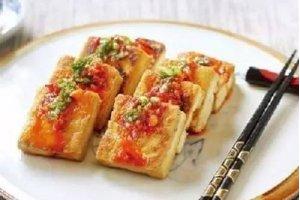 煎汁毛豆腐