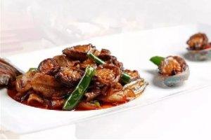 尖椒黑豚肉炒鲜鲍