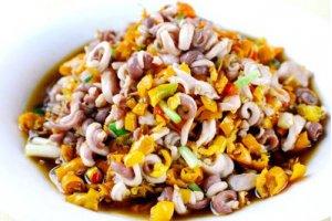 黄贡椒炒脆肚