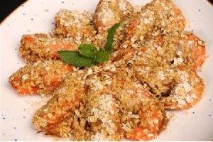 麦片咖喱虾的做法