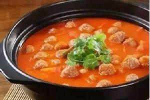 番茄炖牛肉丸子