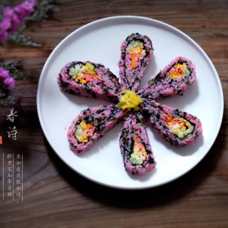 花朵寿司的做法