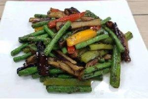 榄菜酱凉瓜豆角茄子