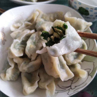 韭菜鸡蛋虾米饺子的做法