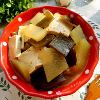 冬瓜海带炖豆腐的做法