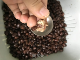 红豆粘豆包的做法步骤：3