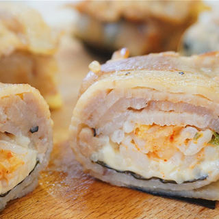 韩国猪肉包寿司的做法