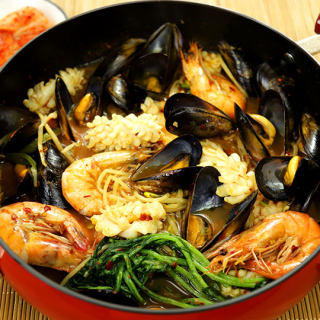 韩式辣炖海鲜汤的做法