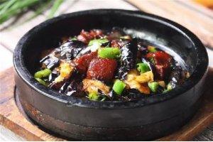 红烧肉焖茄子