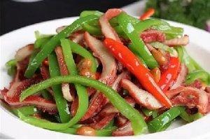青椒羊肚丝