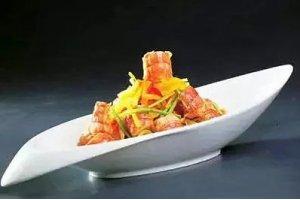 黄花菜拌琵琶虾的做法