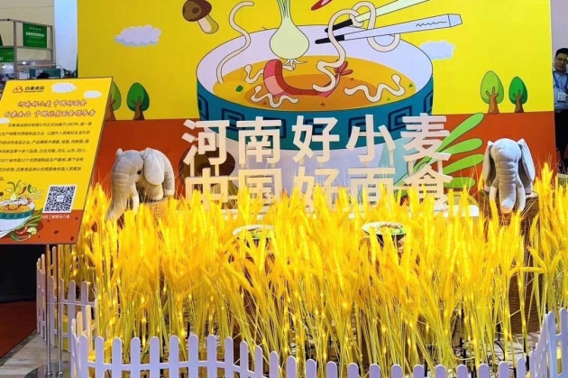 首届郑州食博会圆满落幕，“中国面食领导者”白象食品一展风采