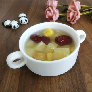 板栗苹果红枣茶的做法