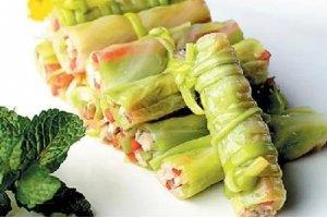什锦鸡丝卷