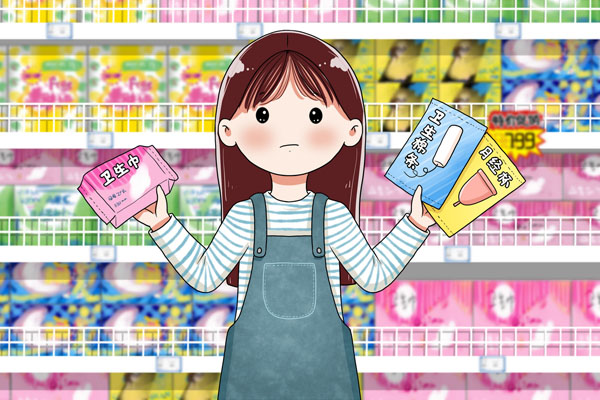 摄图网_401775312_banner_在超市纠结选择经期卫生用品的女孩（企业商用）.jpg