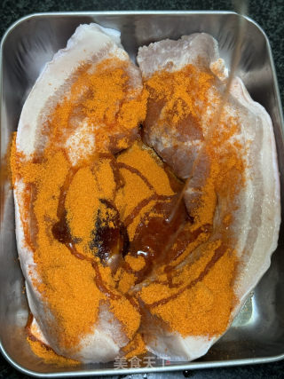 奥尔良蜜汁五花肉的做法步骤：4