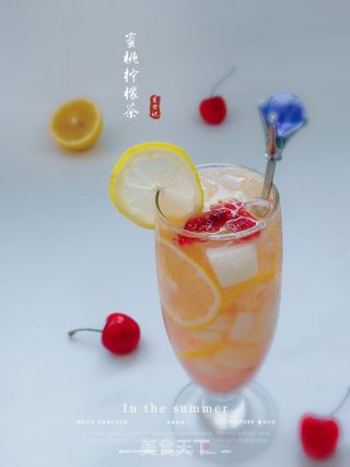 蜜桃柠檬茶的做法步骤：15