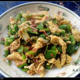 黄豆酱炒鸡蛋