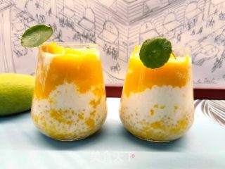 夏日必吃甜品，椰香芒果西米露的做法步骤：7