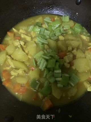 咖喱土豆鸡丁的做法步骤：9